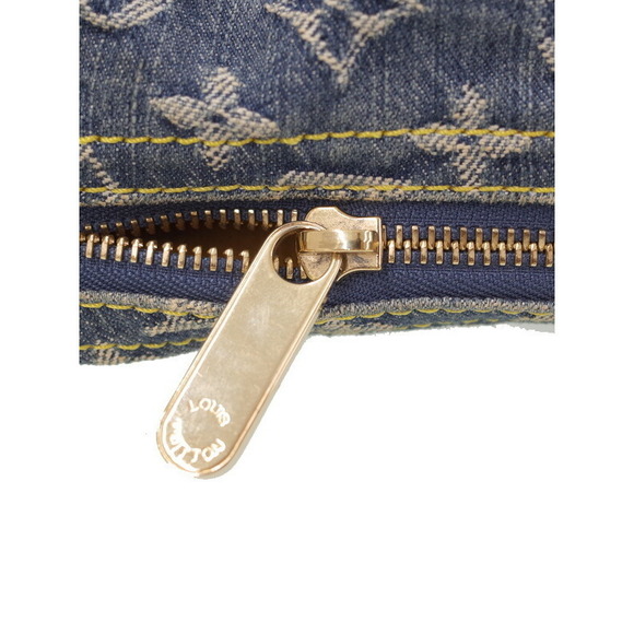 Louis Vuitton Bag PM Denim Baggy Shoulder Monogram Blue - Picture 6 of 9